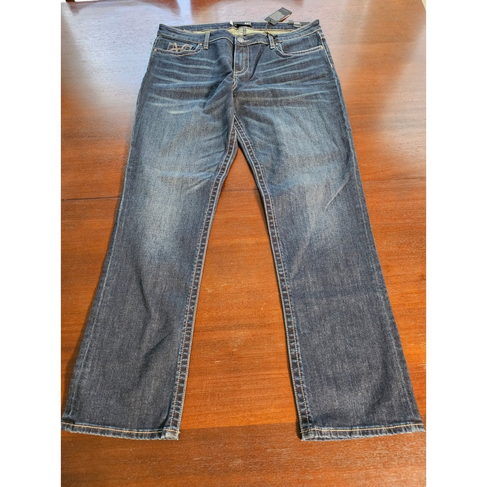 KUT from the Kloth Stevie Straight Leg Jeans Womens Size 16 Blue Stretch Denim